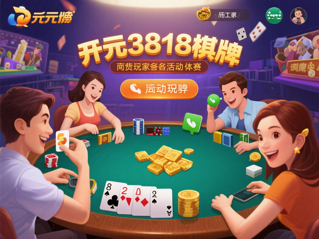 除了游戏本身的吸引力，开元3818棋牌还注重玩家之