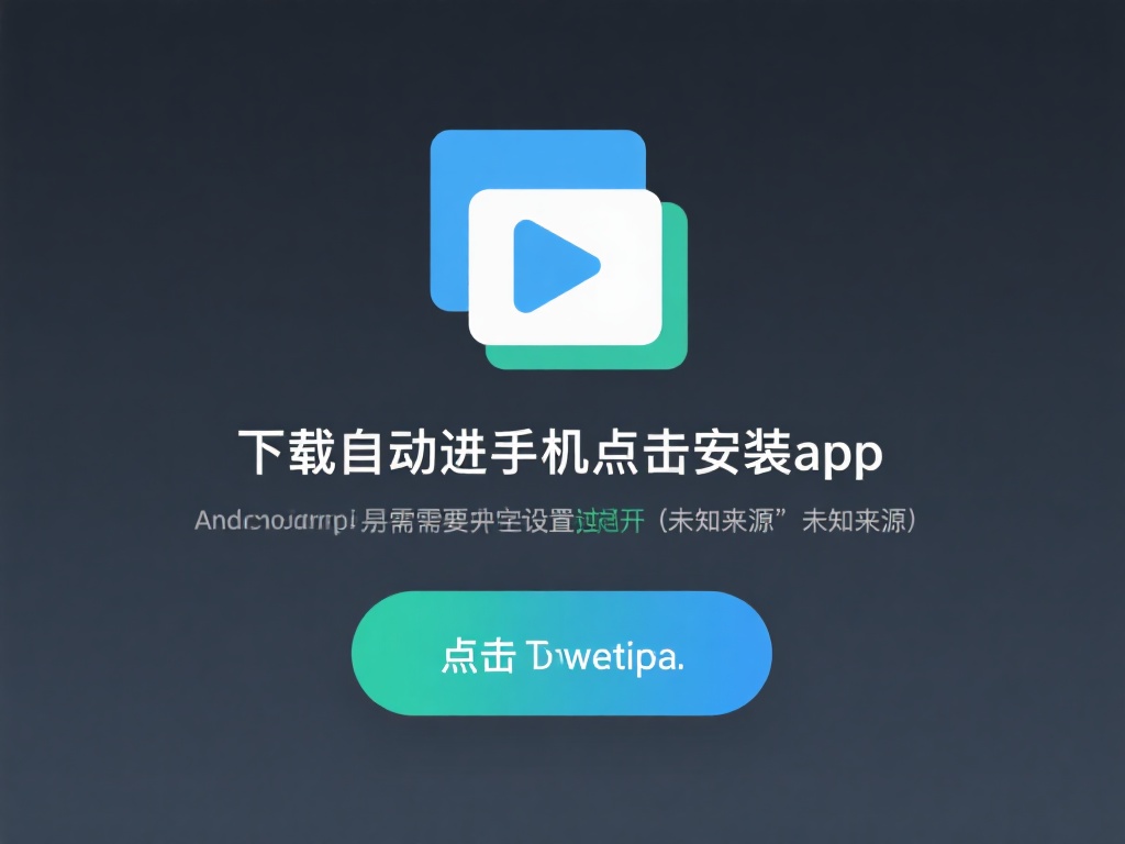 下载并安装：点击下载按钮，文件会自动保存至设备。下